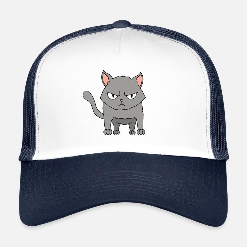 Chat en colère Casquette trucker 