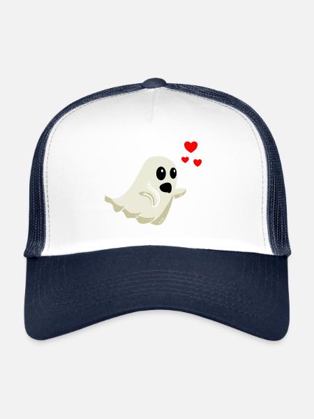 Spectre Saint-Valentin - Casquette trucker  - blanc/marine - Devant