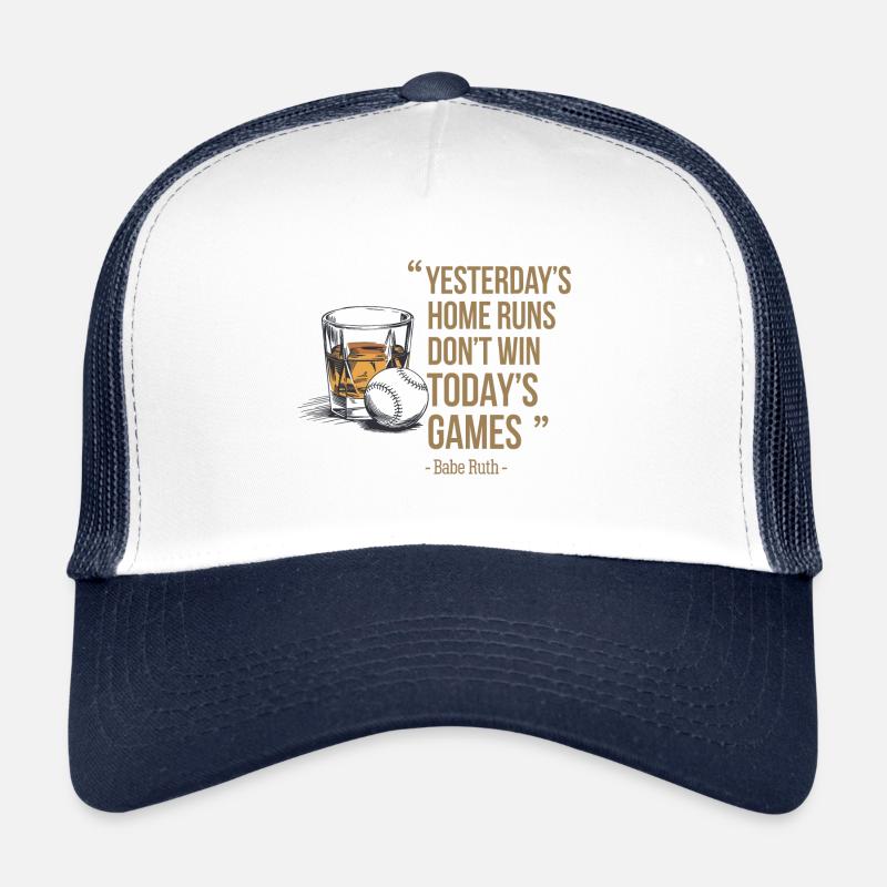Baseball Babe Ruth Saying Sports Quote Trucker Cap