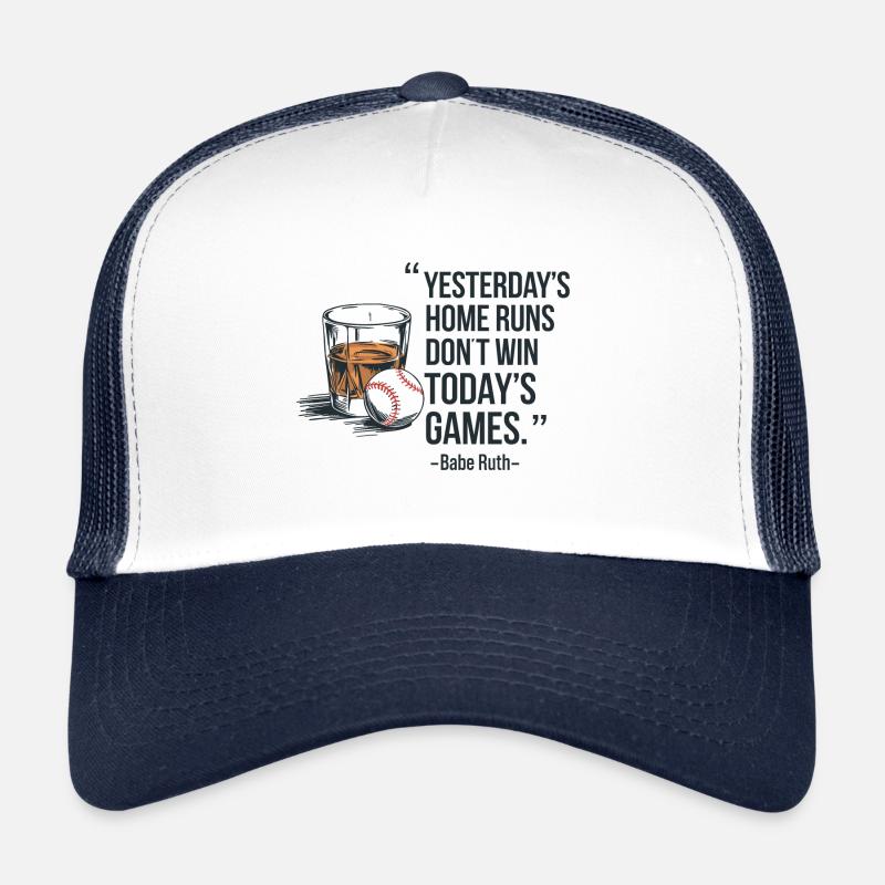Baseball Babe Ruth Saying Sports Quote Trucker Cap