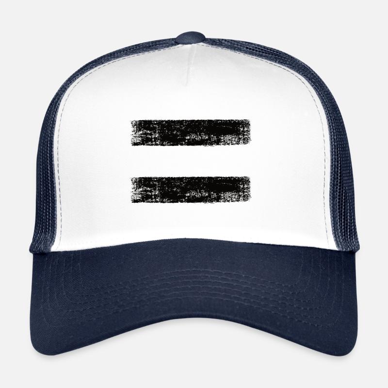 2x Banner black - Trucker Cap - white/navy