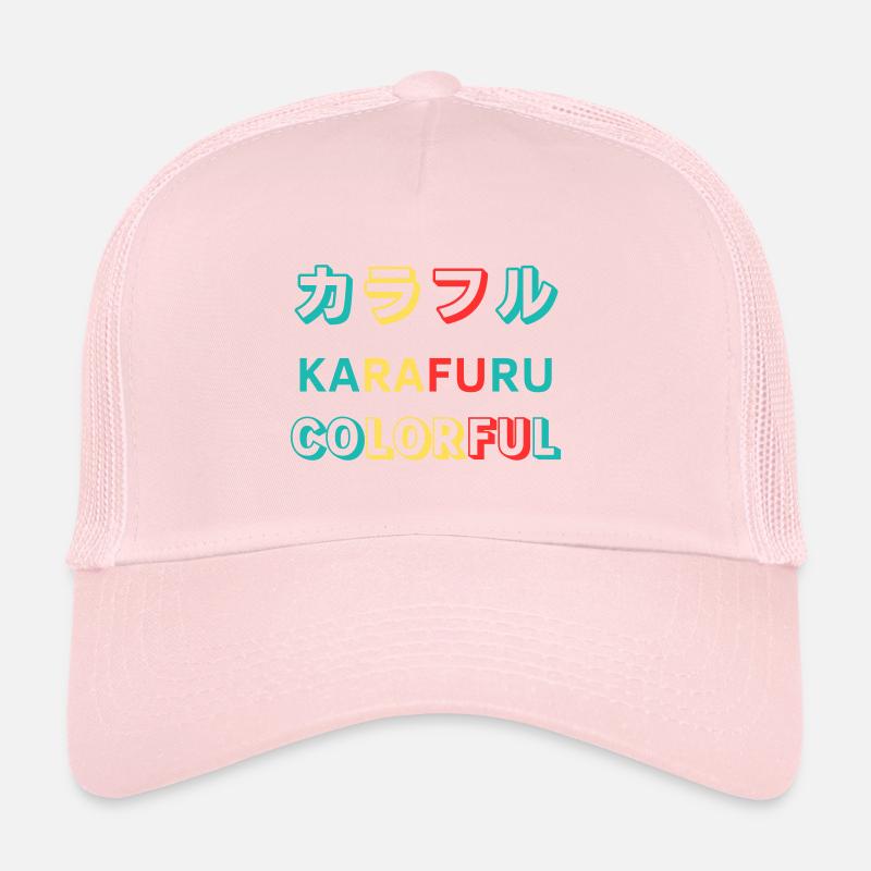 Colorful (Karafuru) in Japanese Casquette trucker 