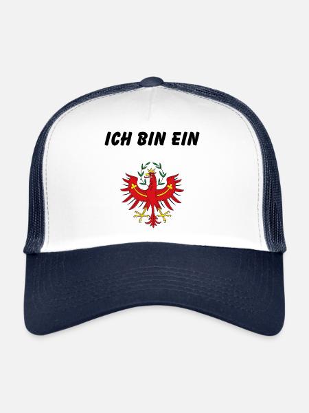 I am a Tyrolean - Trucker Cap - white/navy - Front