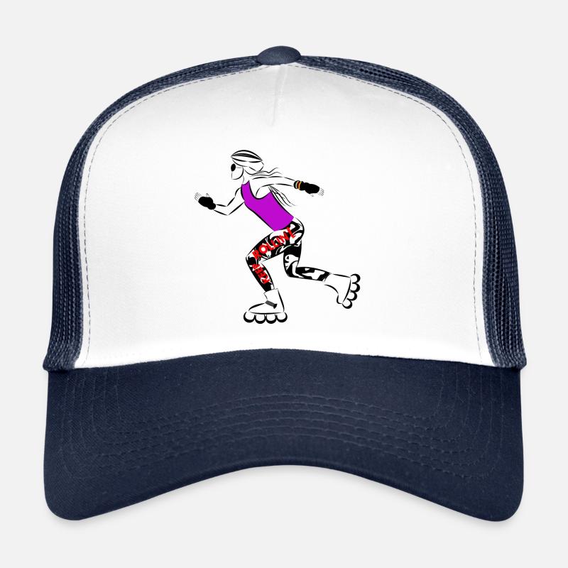 Inline skate - Trucker Cap - white/navy