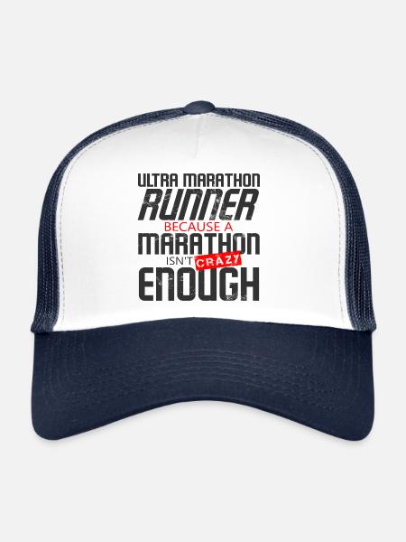 Ultra Marathon - Trucker Cap - white/navy - Front