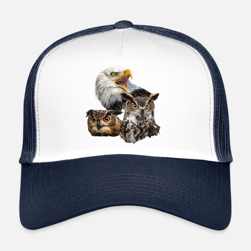 Pigargo américain et hiboux Casquette trucker 