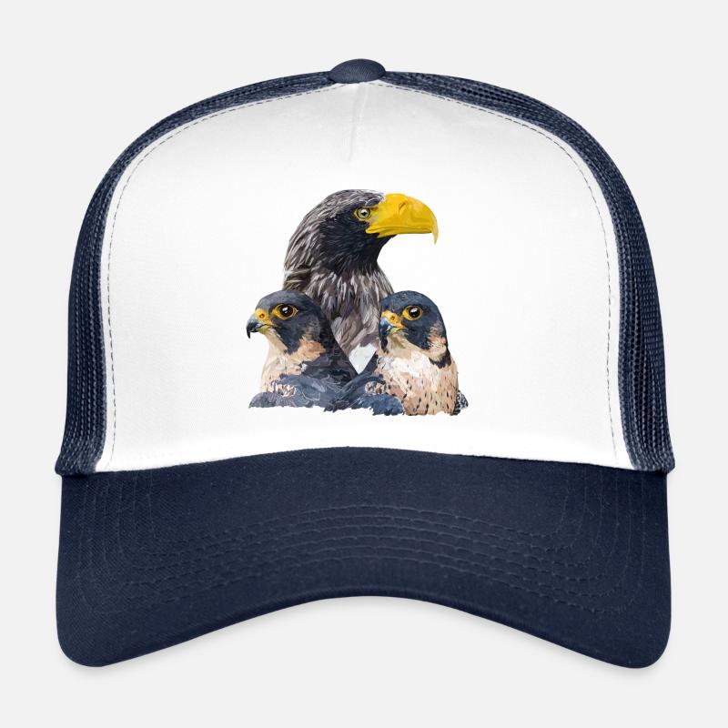 Riesenpigargo und Wanderfalke Trucker Cap