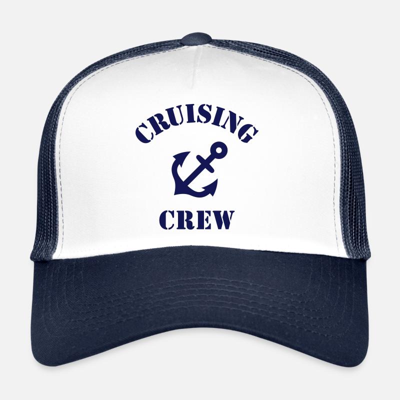 Équipage de croisière (équipage du navire / ancre) Casquette trucker 