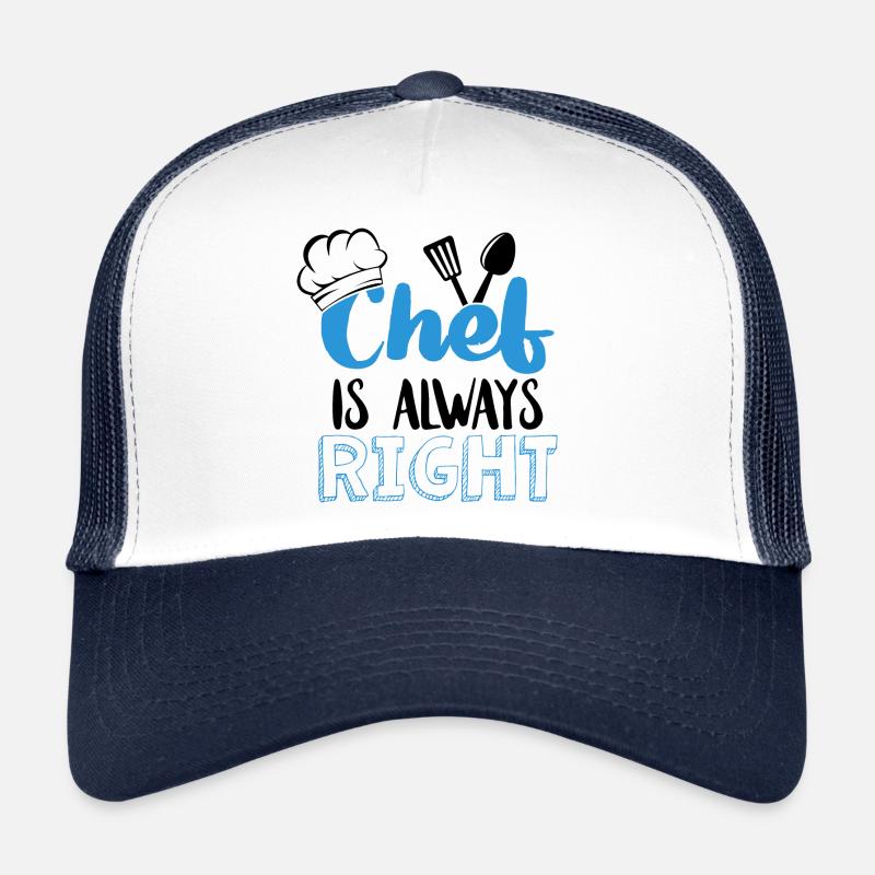 Chef Chef Chef Cuisine Drôle de dicton Casquette trucker 