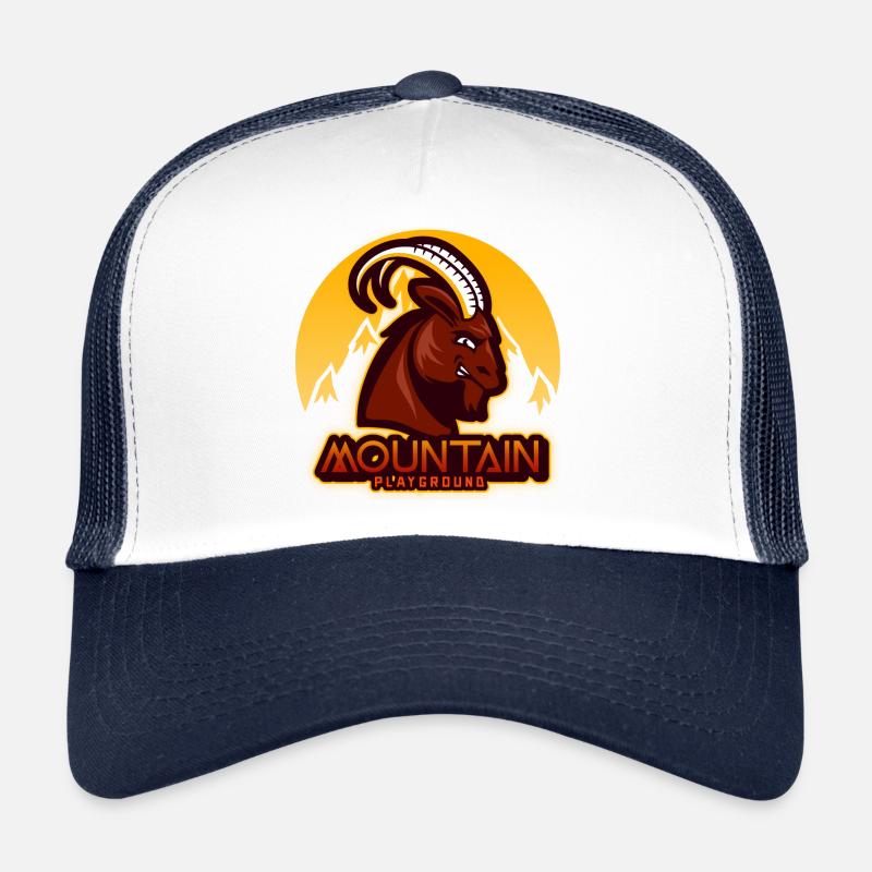 Chamois : la montagne c'est mon terrain de jeu Casquette trucker 
