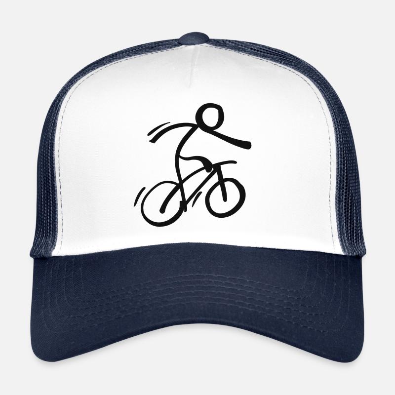 Fahrradfahrer Radrennen Trucker Cap