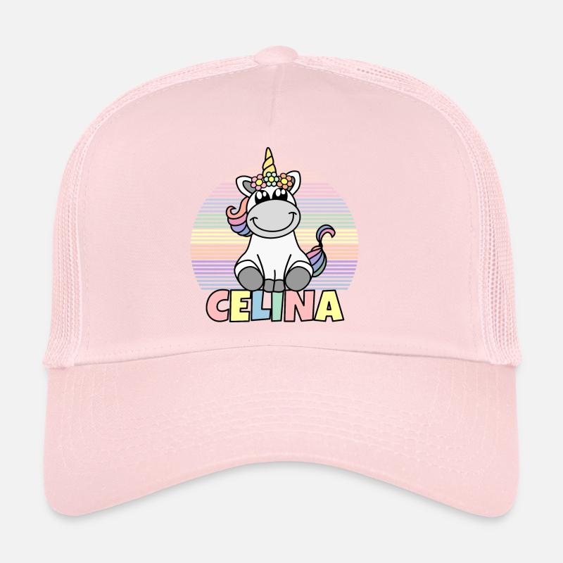 Celina Einhorn Name Trucker Cap
