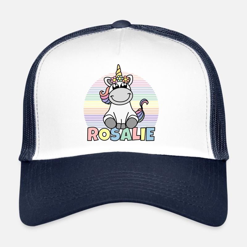 Rosalie Einhorn Name Trucker Cap