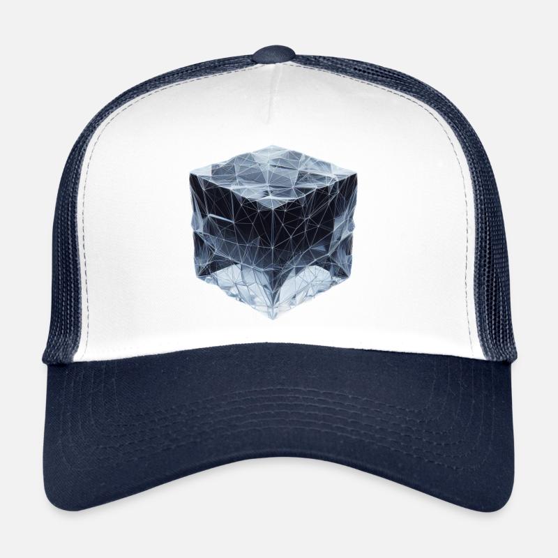 Glaçons de style polygonal Casquette trucker 
