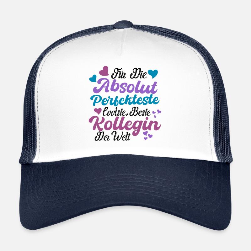 Beste Kollegin Der Welt Arbeitskollegin Geschenk Trucker Cap
