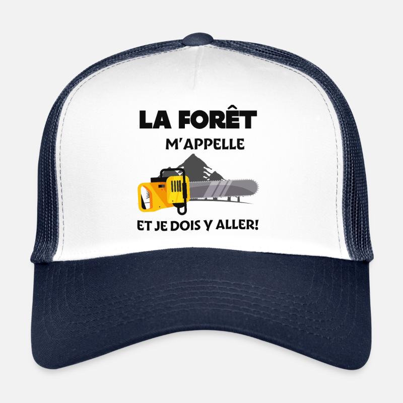 la forêt m'appelle et je dois y aller Casquette trucker 