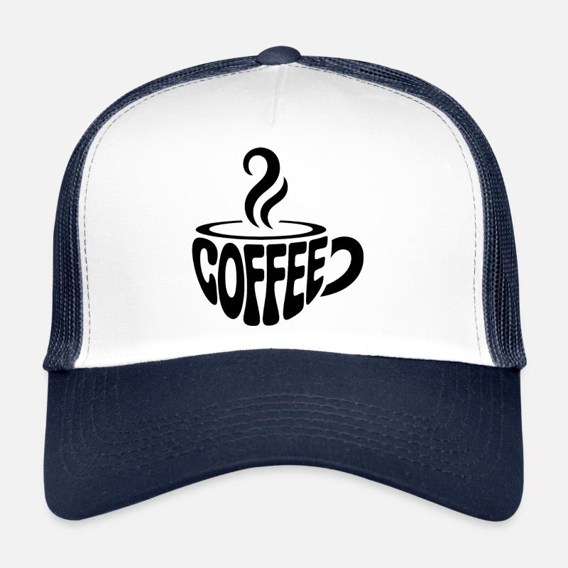 Kaffee - Cooles Café Logo Trucker Cap