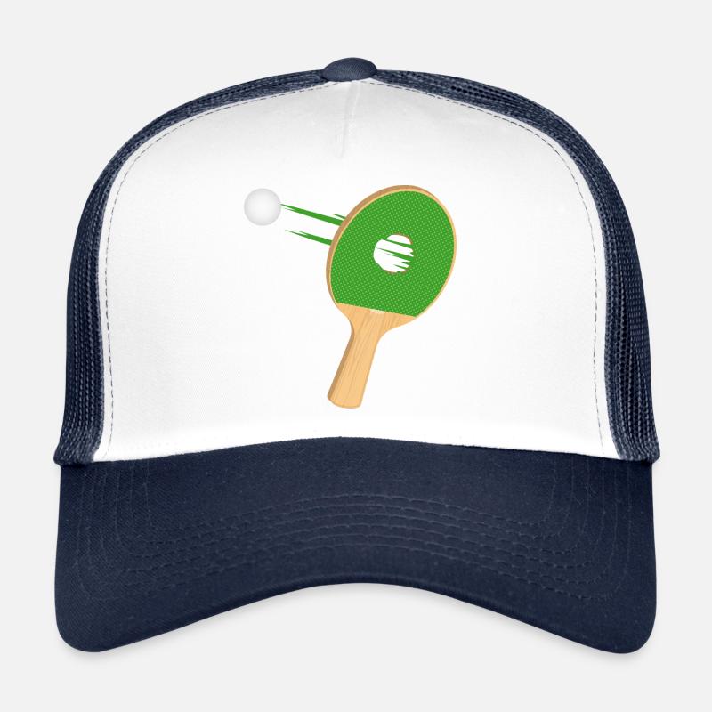 Tischtennisschläger mit Loch – kraftvoll & witzig Trucker Cap
