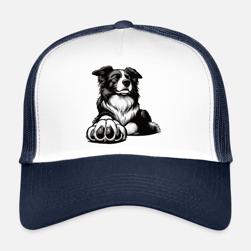 Border Collie Propriétaire Collie Amant de Collie Casquette trucker 