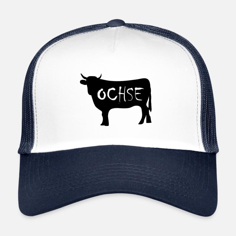 Ochse Geschenk Bauernhof Liebhaber Weltbauerntag Trucker Cap