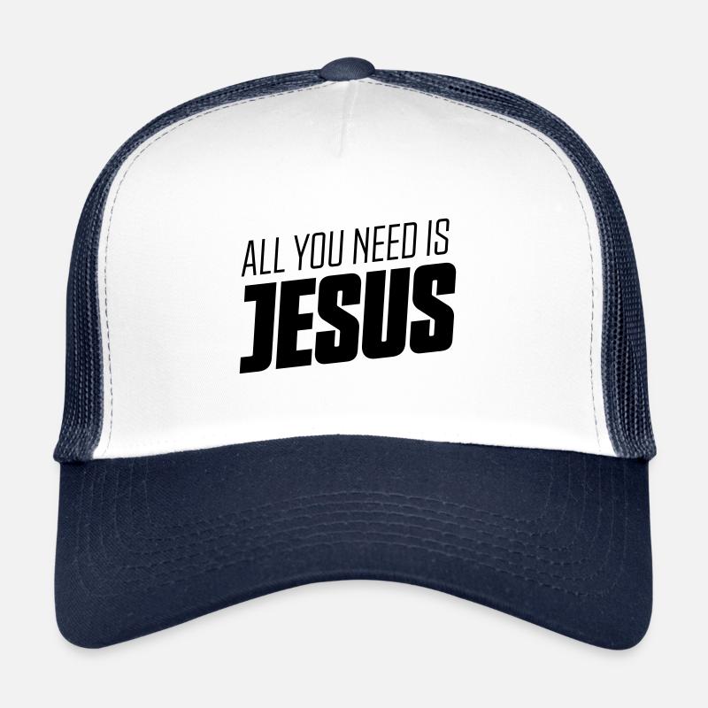 Jésus disant la foi Casquette trucker 