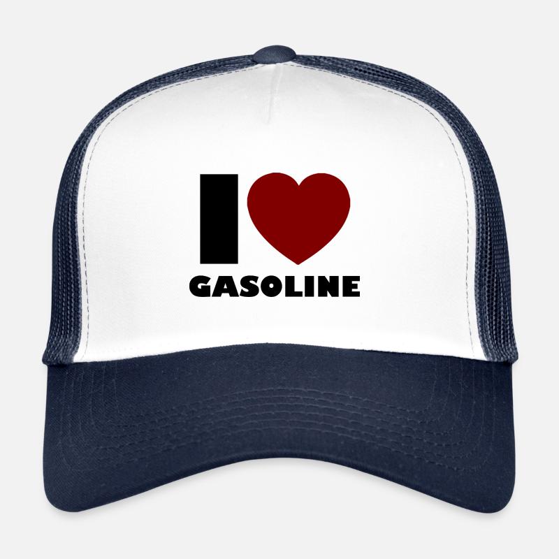 J’adore les voitures à essence Casquette trucker 