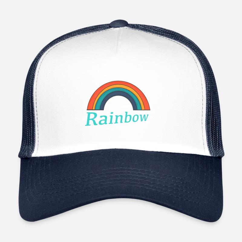 Logo arc de pluie Casquette trucker 