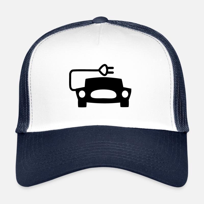 Autocollant de voiture électrique Casquette trucker 
