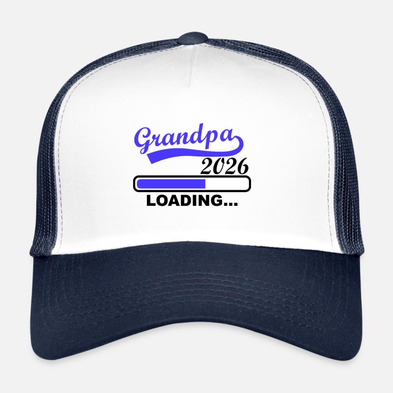Grandpa 2026 Loading Progress Bar Trucker Cap