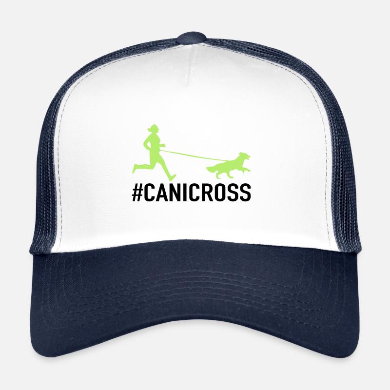 Canicross runner - Trucker Cap - white/navy