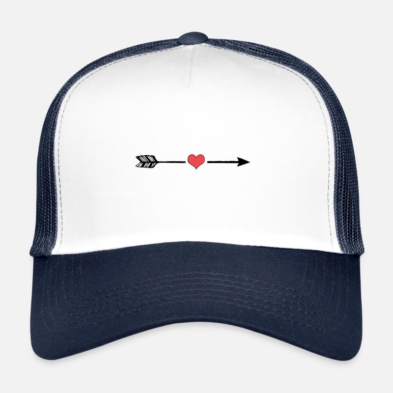 Heart and arrow Trucker Cap