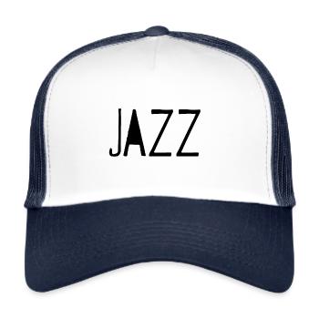 Jazz - Trucker Cap - Weiß/Navy - Vorne
