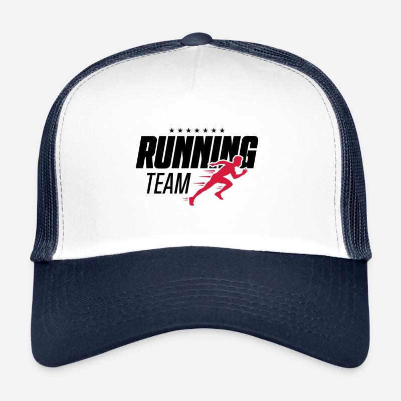 running team running marathon running Trucker Cap