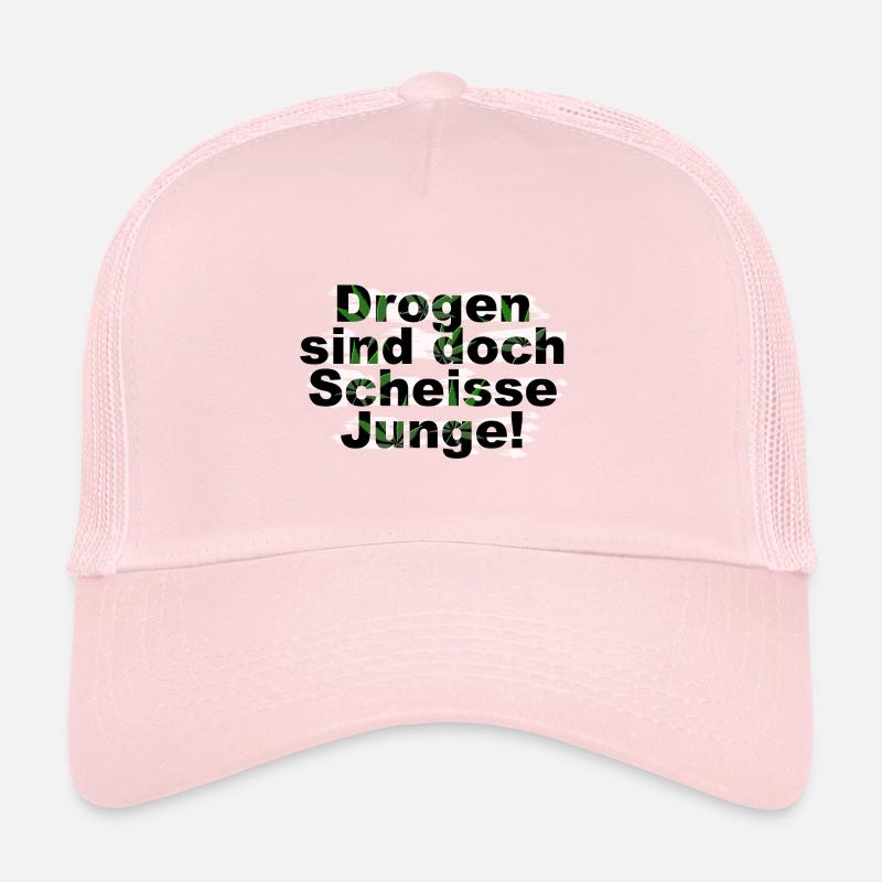 Les drogues sont des chiots anti-drogue Casquette trucker 
