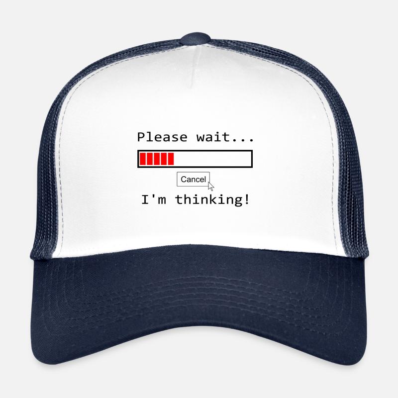 Please wait Trucker Cap