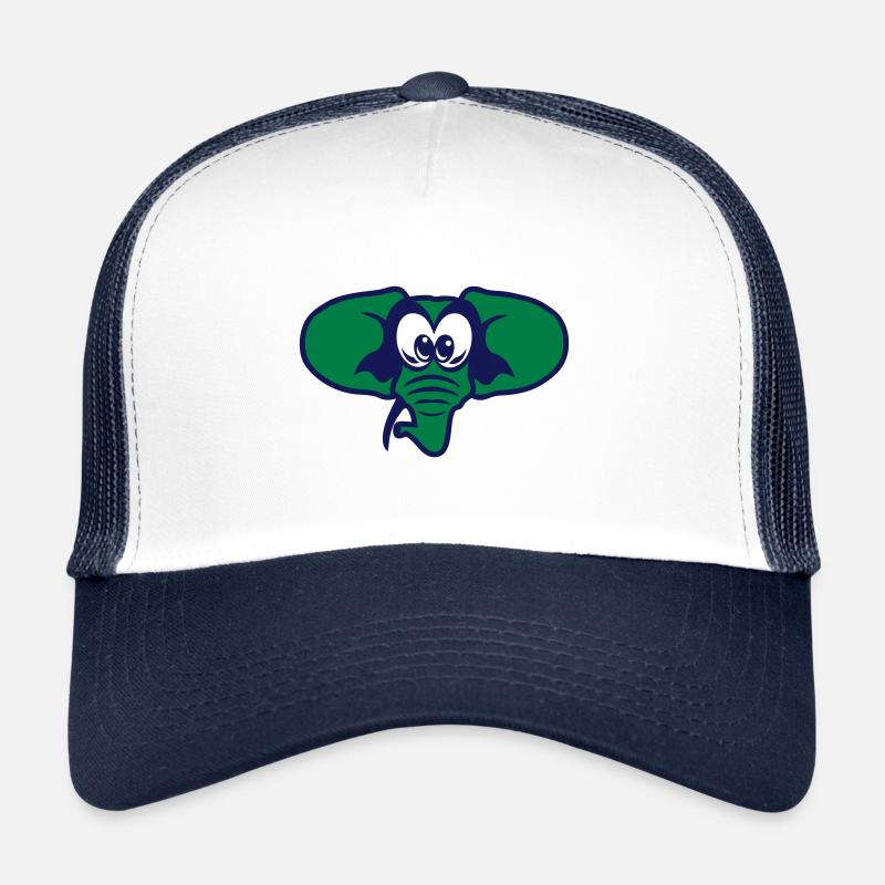 elephant head drawing animals child 17 Trucker Cap