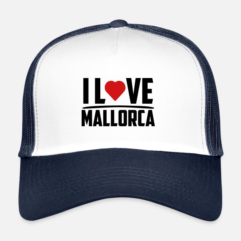 Majorque - i love mallorca - Mallorca Fan total Casquette trucker 