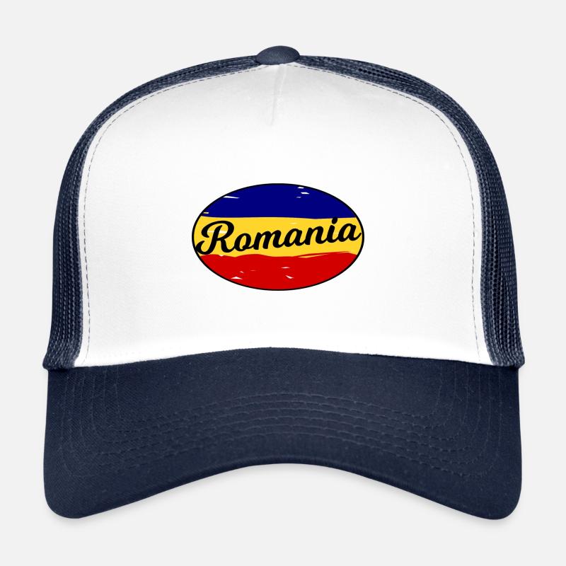 Die Farben von Rumänien Trucker Cap