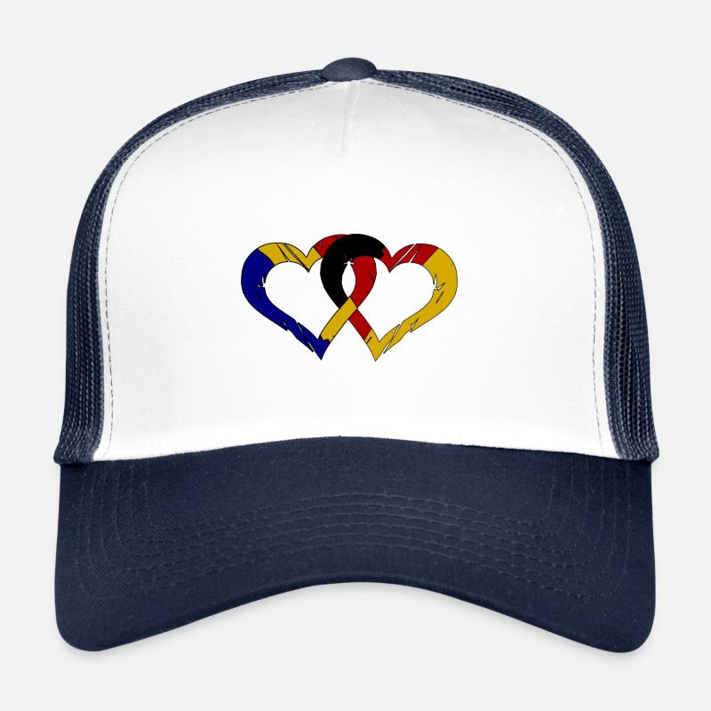 L’amour roumain allemand Casquette trucker 