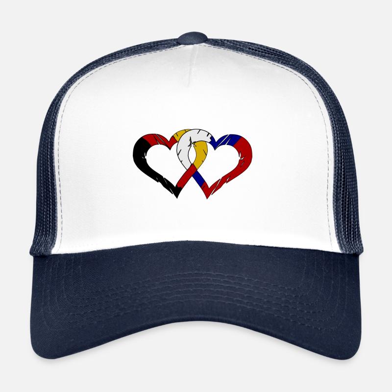 Cœurs russo-allemands Casquette trucker 