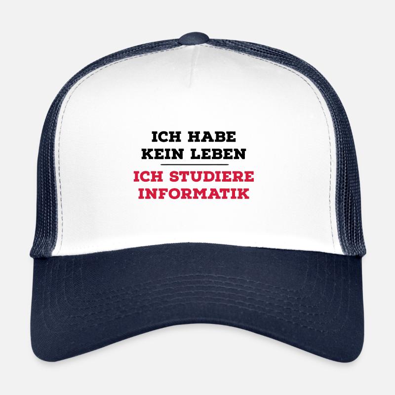 Informatiker - Trucker Cap - Weiß/Navy