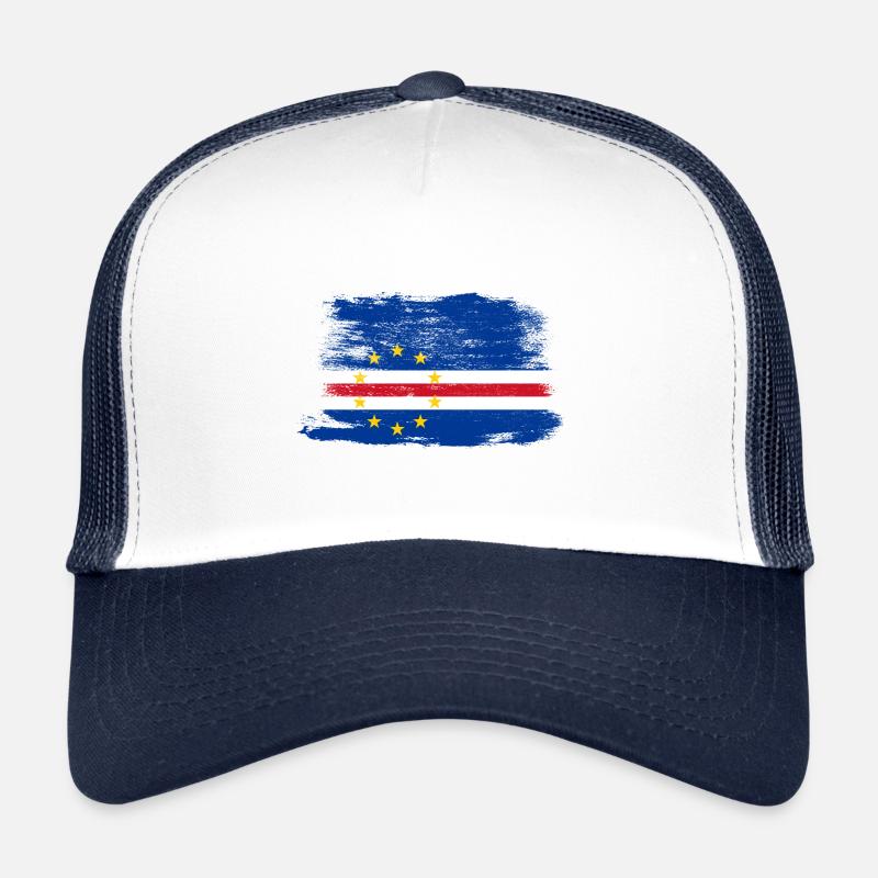 Kap Verde Cape Verde Cabo Verde Flagge Geschenk Trucker Cap