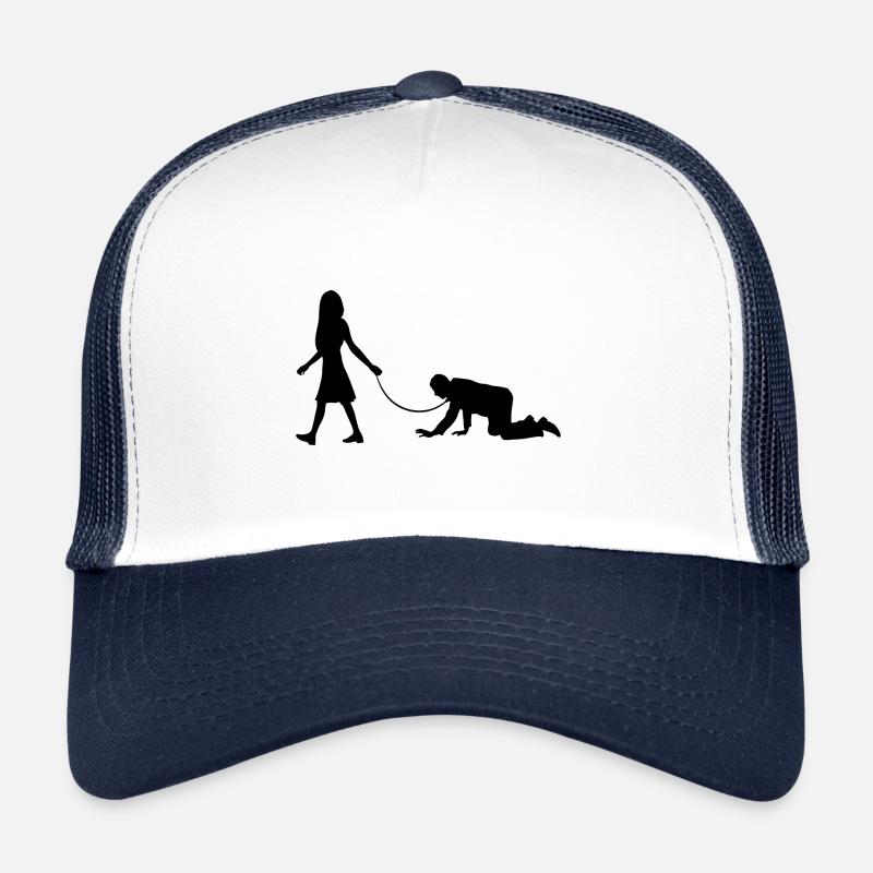 Team Braut Junggesellenabschied Bridal Shower - Trucker Cap - Weiß/Navy