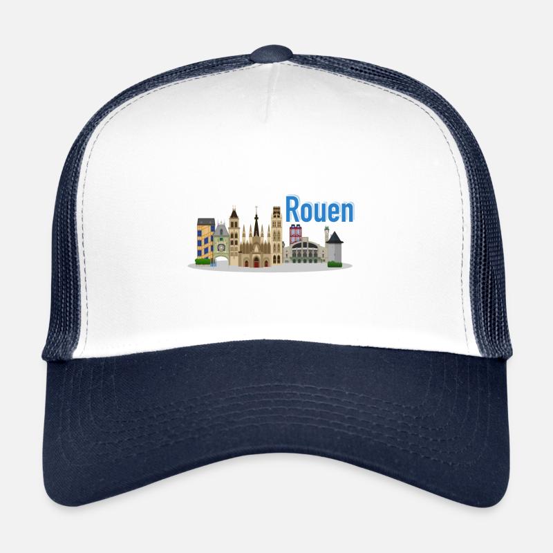 Rouen flaches Design Trucker Cap