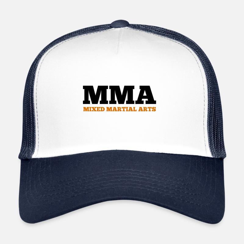 MMA - Trucker Cap - Weiß/Navy