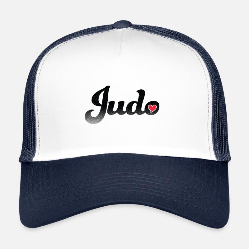 Judo - Trucker Cap - Weiß/Navy