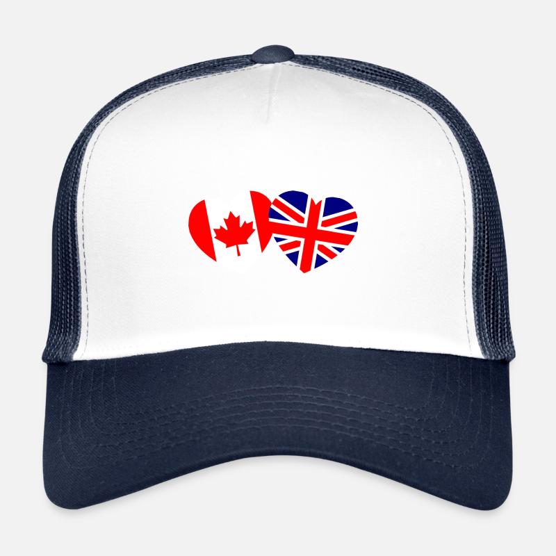 L’amour britannico-canadien Casquette trucker 