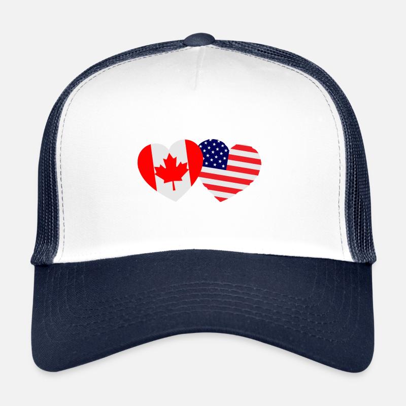 USA und Kanada Liebe Trucker Cap