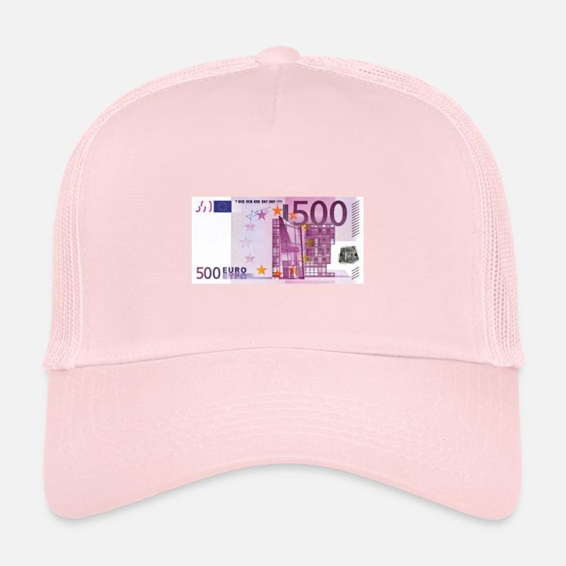 500 euros de billet Casquette trucker 