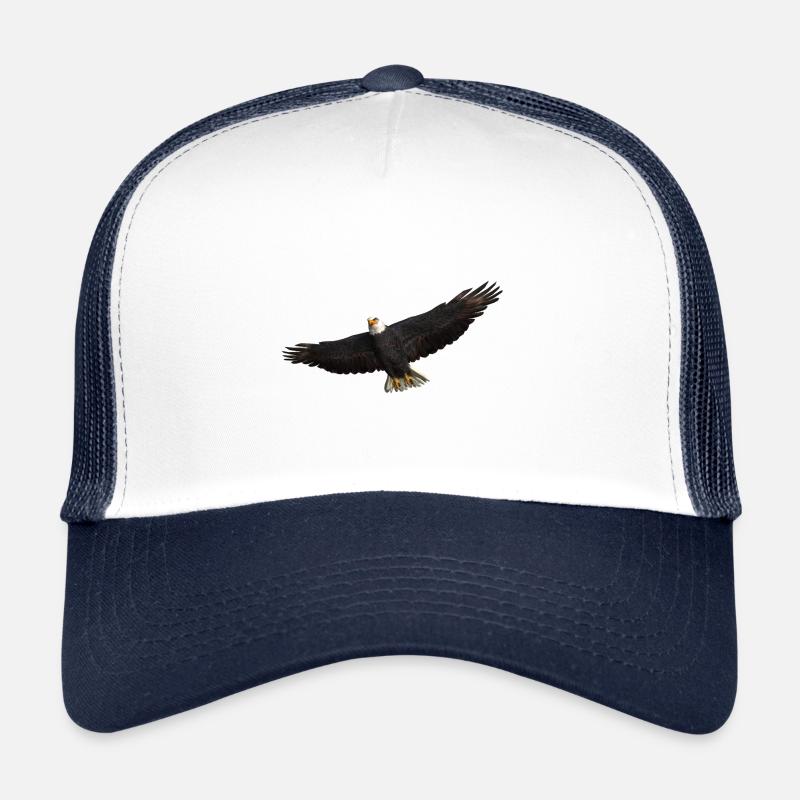 Aigle de mer Oiseau de proie Aigle - Casquette trucker  - blanc/marine